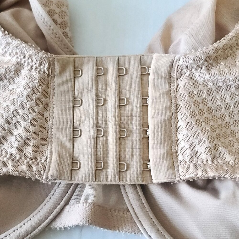 Chantelle C Magnifique Nouveau Seamless Unlined Minimizer Bra Beige Sz 36H NWOT - Picture 7 of 14
